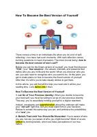 How To Become the Best Version of Yourself.pdf